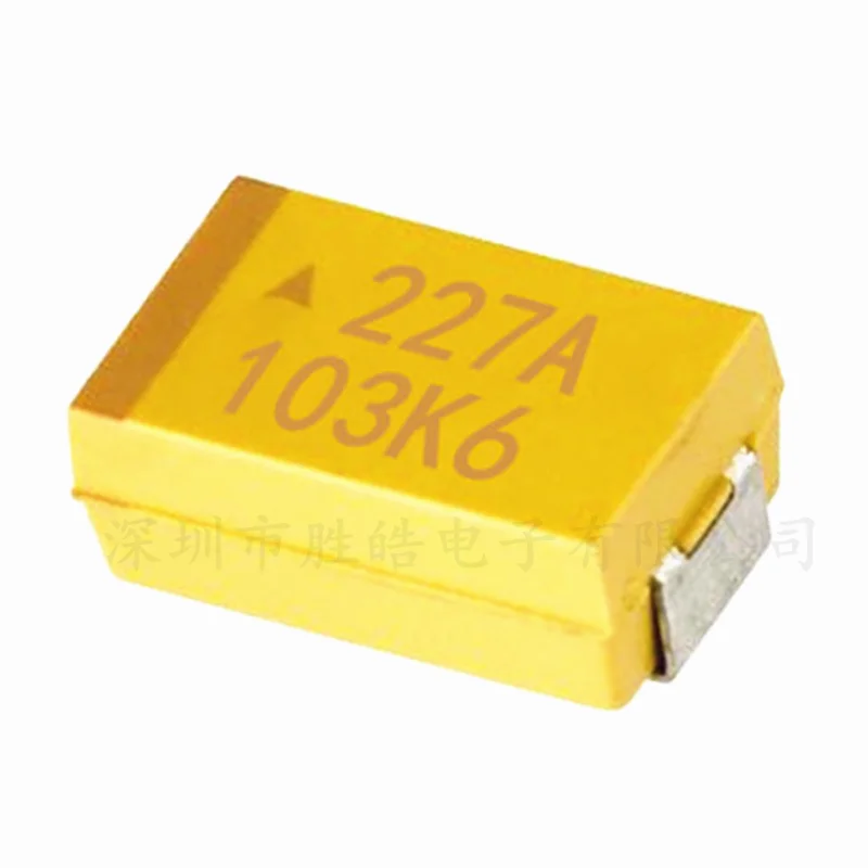 10piece 7343D 10V 220UF 227A D-type SMD Chip Tantalum Capacitor High Quality Good Quality  Patch  New