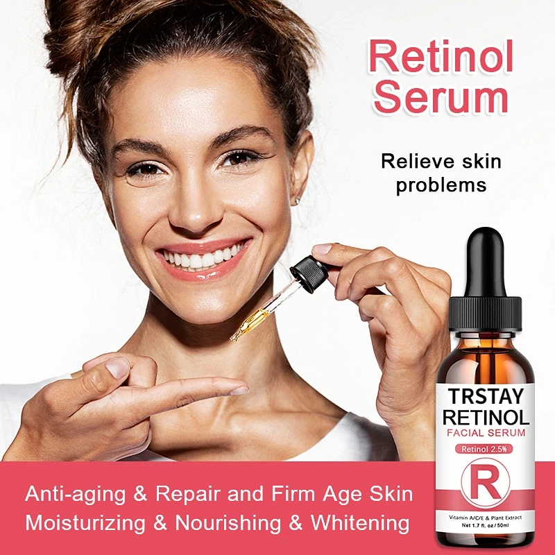 SDP Retinol Face Serum 2.5% With Hyaluronic Acid Anti Wrinkle Whitening Moisturizing Brightening Retinol Essence Skin Care facial serum facial essence whitening serum retinol face serum facial anti wrinkles product