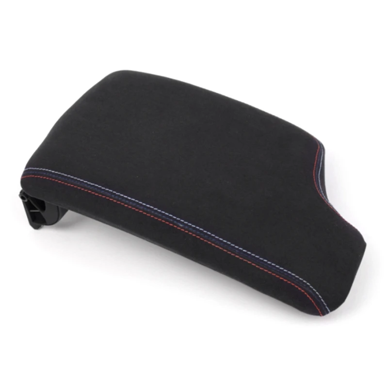 

1 Piece 51169134486 For Armrest Center Box Front Console Lid Cover Black Plastic+Suede For BMW E90 E92 3-Series 2005-2012