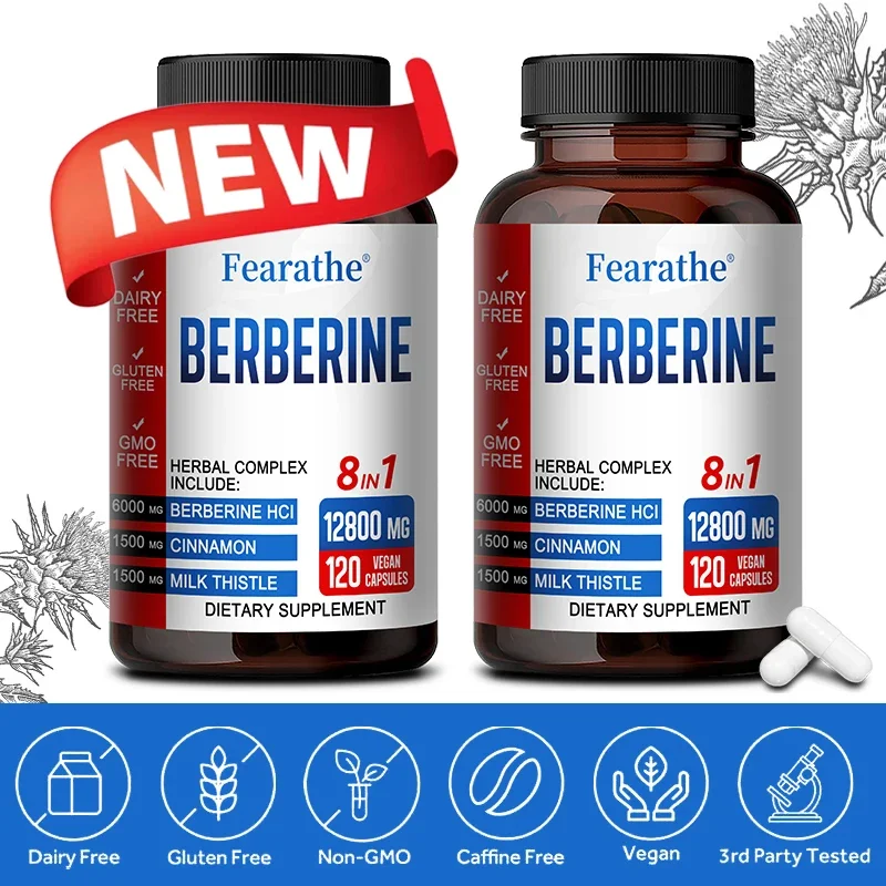 

Berberine with Ceylon Cinnamon and Milk Thistle Antioxidants Support Immune System, Cardiovascular and Gastrointestinal Hepatic