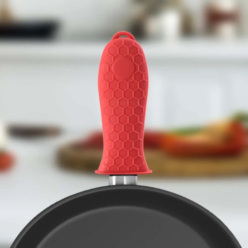 Cooking Anti-skid Cookware Pot Clips Silicone Pot Handle Holder Pan Handle Cover Kitchen Accessories Protective Cover