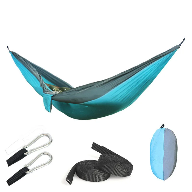 Camping Hammock Double Single Portable Hammocks with 2 Tree Straps Lightweight  Hammocks for Travel Beach Backyard Patio Hiking 