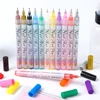 12pcs/Set Nail Art Graffiti Pen Nail Marker Drawing Abstract Lines Fine Detail Floral Design Waterproof Nail Painting Manicure 6
