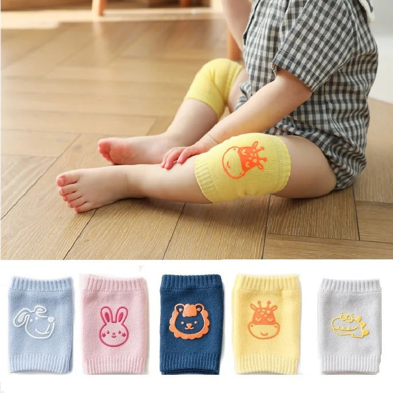

Newborn Protection Autumn And Winter Ccrawling Terry Knee Pads Anti-Slip Rubber Help Babies Gain Healthy Enlightenment