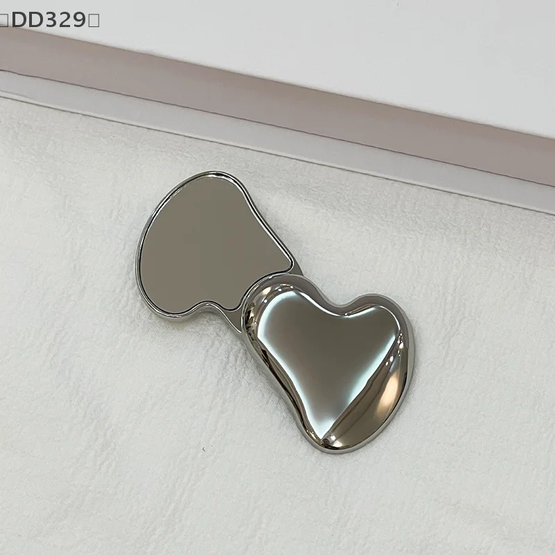 〔DD329〕Heart Shape Makeup Mirror Girl Cute Small Mirror Portable Student Rotating Mirror Cosmetic Beauty Tools Handheld