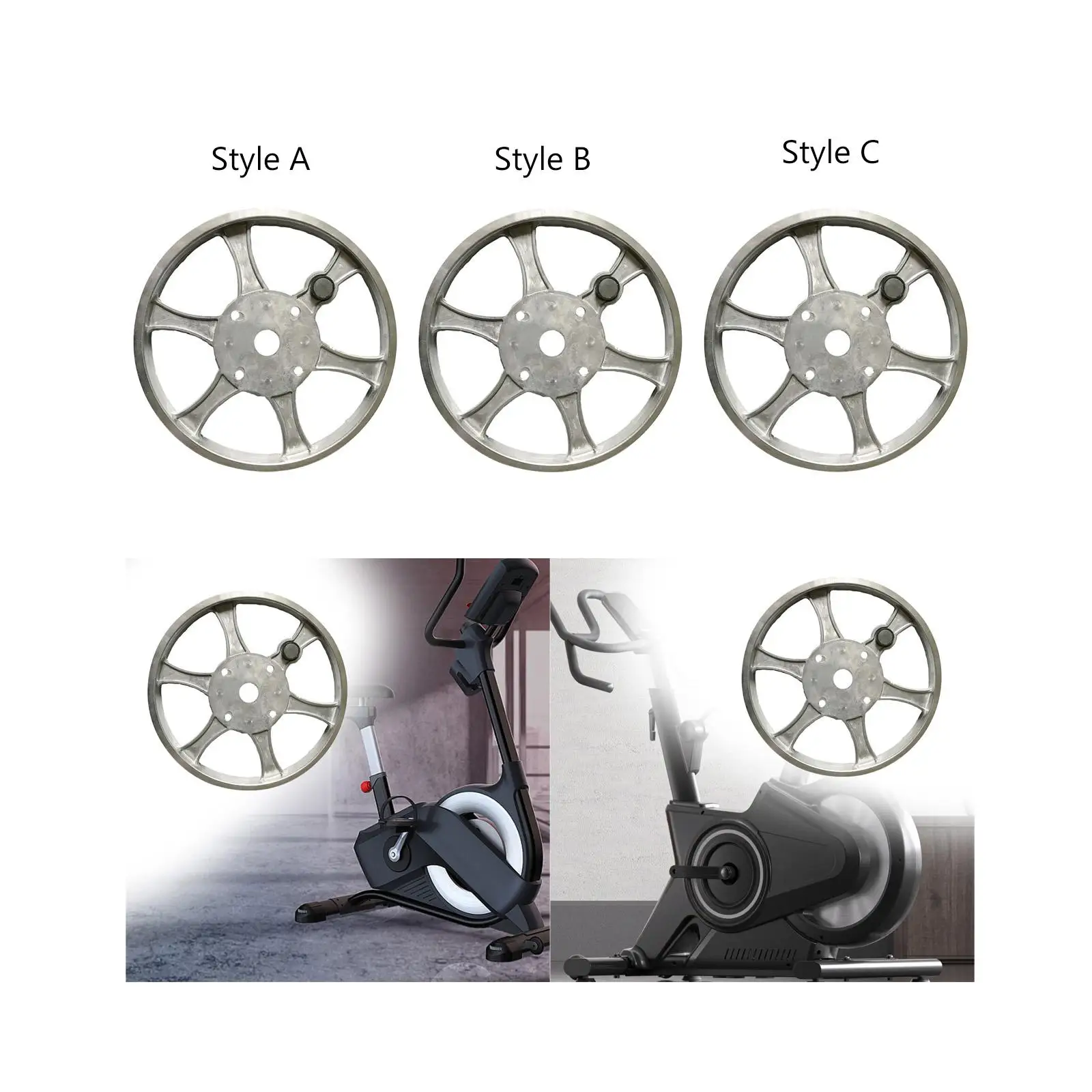 Exercise Bike Drive Disc Easy to Install Modified Parts Axle Bearing Accessories Bicycle Equipment for Cycling Machine Home Gym