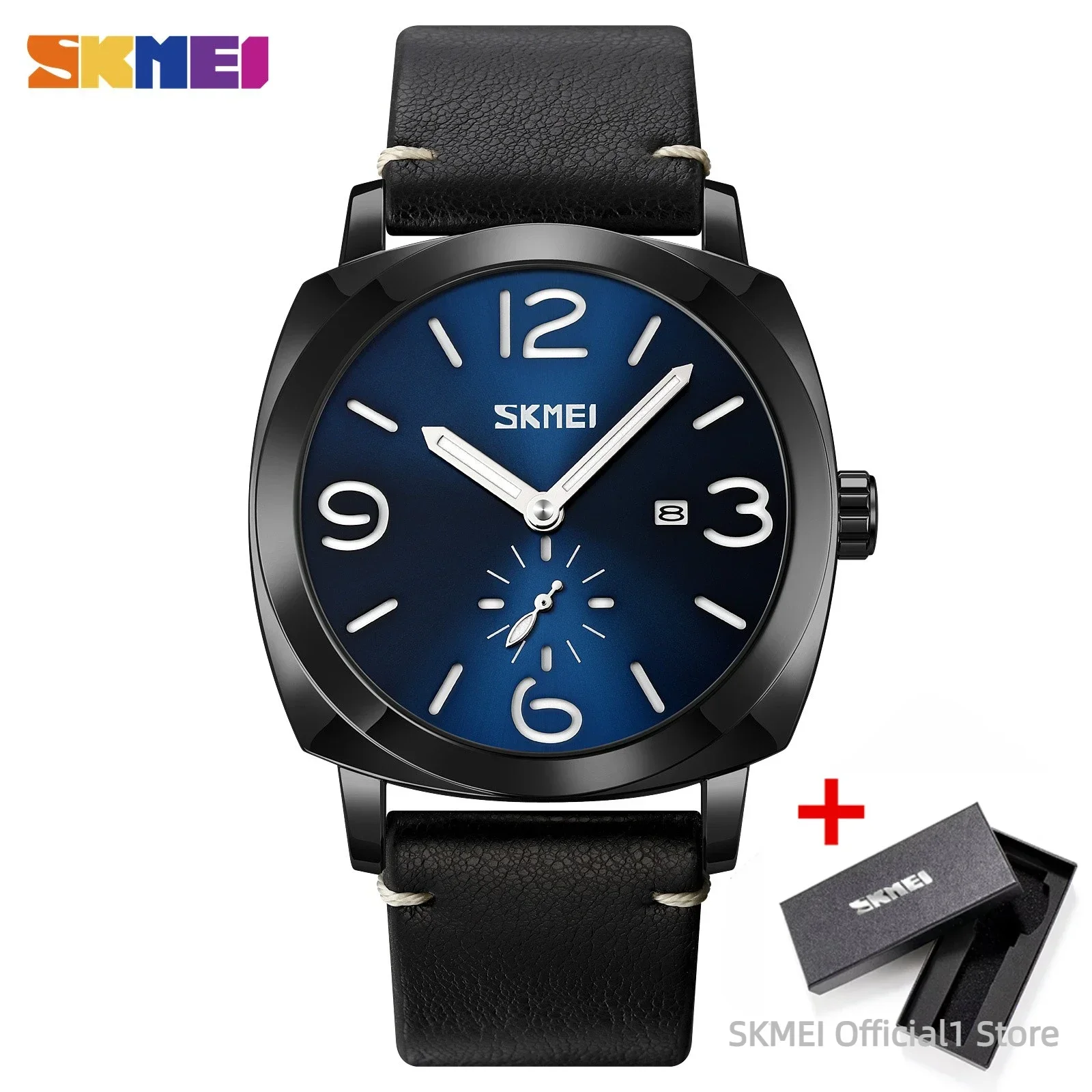 black blue box