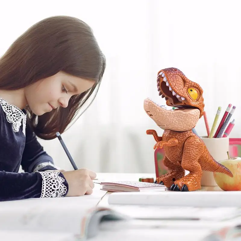 공룡 모양 다기능 수동 연필 숫돌 세트, 귀여운 동물, 혁신적인 문구