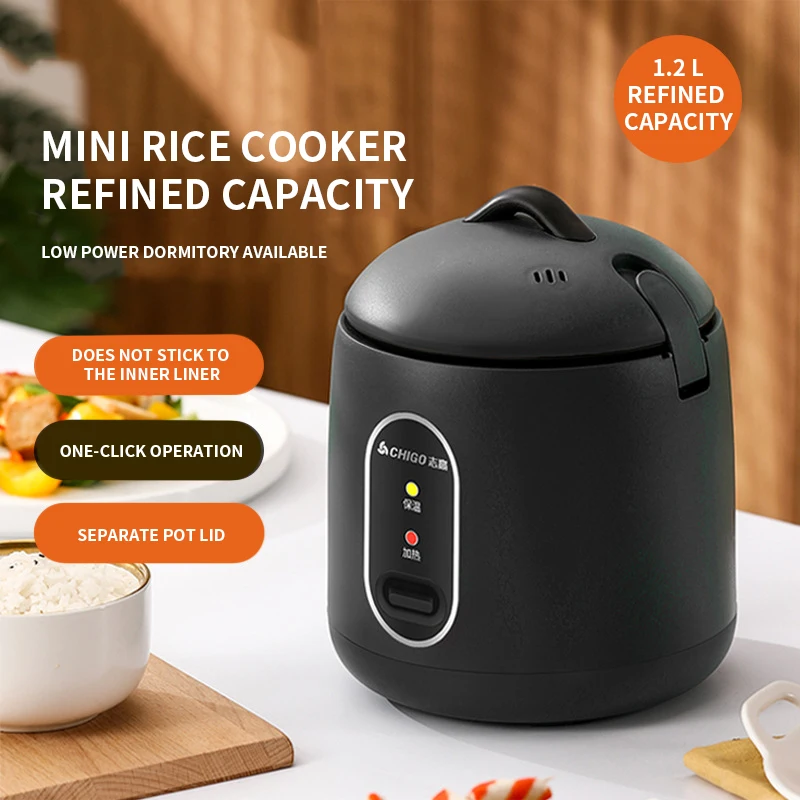 Zhigao Electric Rice Cooker Mini Dormitory Household Low Power 1-2 Person Cooking Electric Rice Cooker Gift Wholesale 2