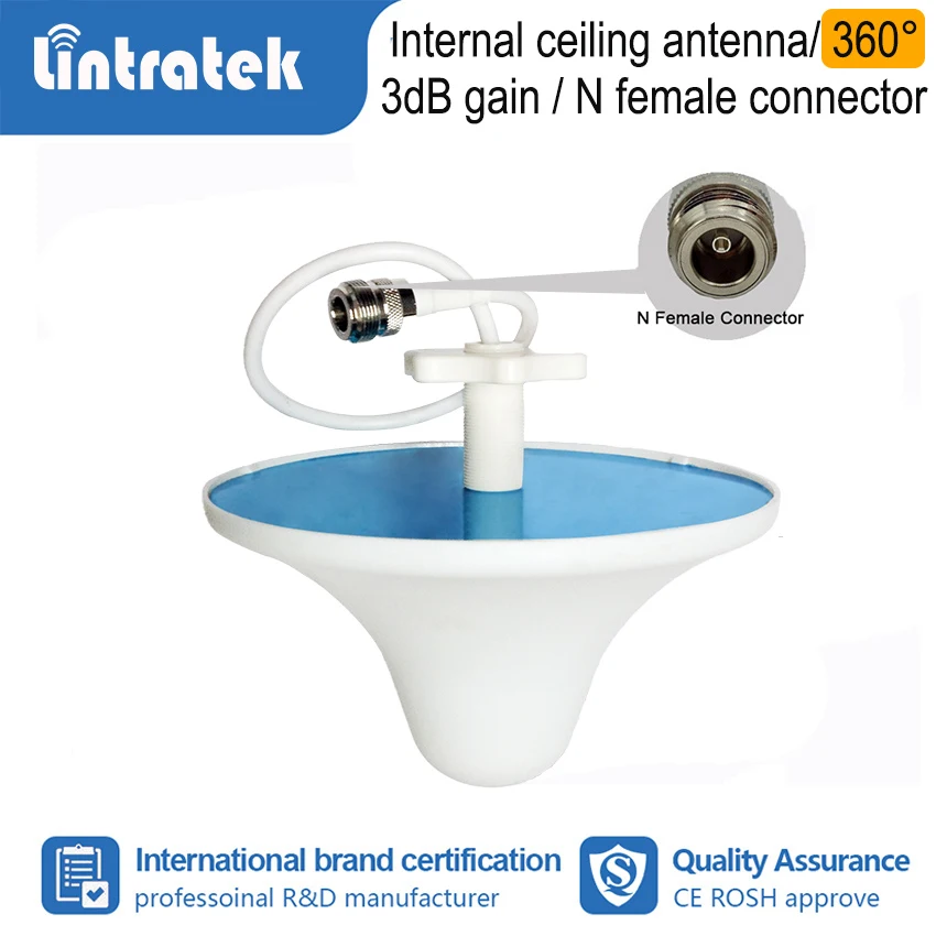360도 커버 내부 천장 안테나 800-2700mhz 버섯형 실내 안테나 모바일 신호 증폭기 리피터 앰프 s6