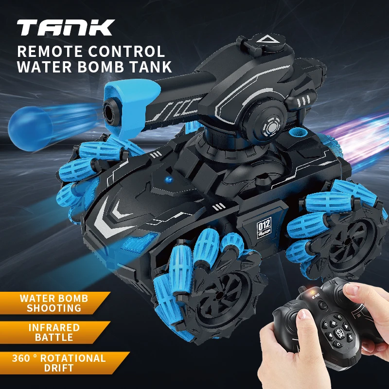 Children Tank Vehicle Gesture Remote Control Cars Launch Rc Tank Toy