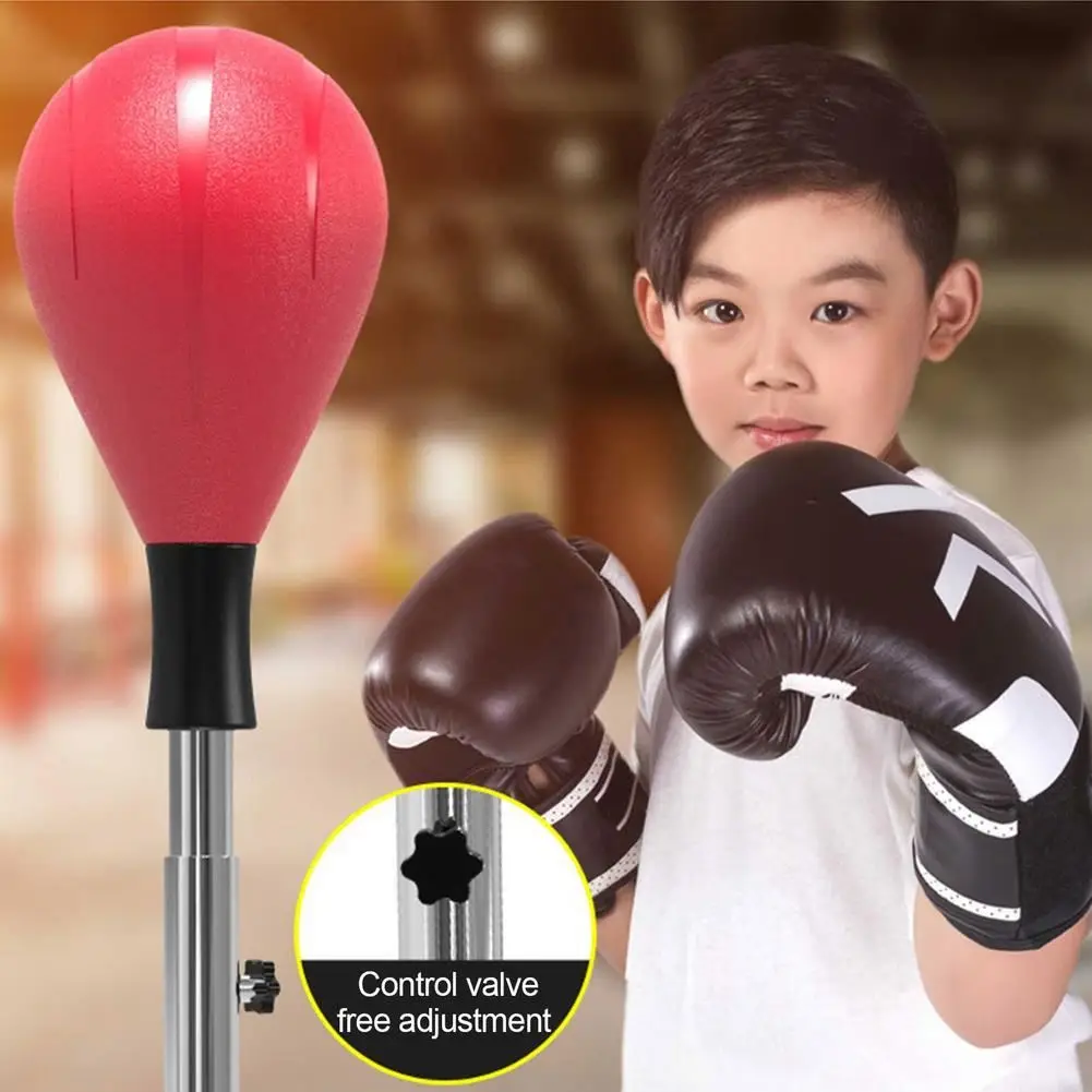 Best Quality Leather Speed Ball Punching Target Tumbler Standing Cobra Boxing Reflex Bag