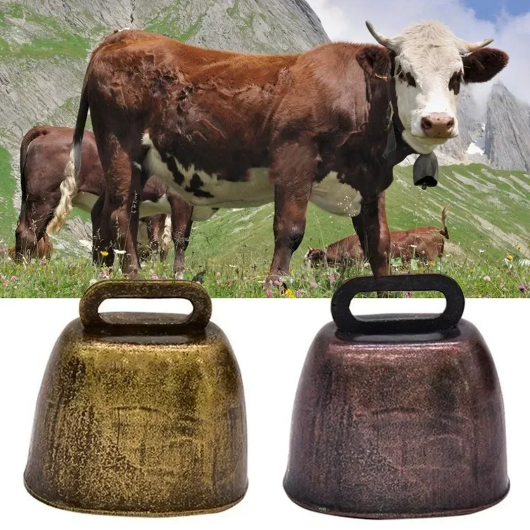 Grazing Bell 1PC Copper Bells Metal Pet Animal Farm Bell Vintage Home Decor 35*34.6*24mm wind bell brass bell