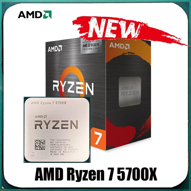 Amd Ryzen 7 5700x R7 5700x 3.4 Ghz Eight-core Sixteen-thread 65w Cpu  Processor L3=32m 100-000000926 Socket Am4 No Fan - Cpus - AliExpress