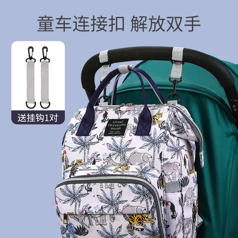 Outdoor Waterproof Oxford Fabric Backpack Baoma Baby Walking Bag Multi Functional 2025 New Large Capacity Mother Child Mom's Bag