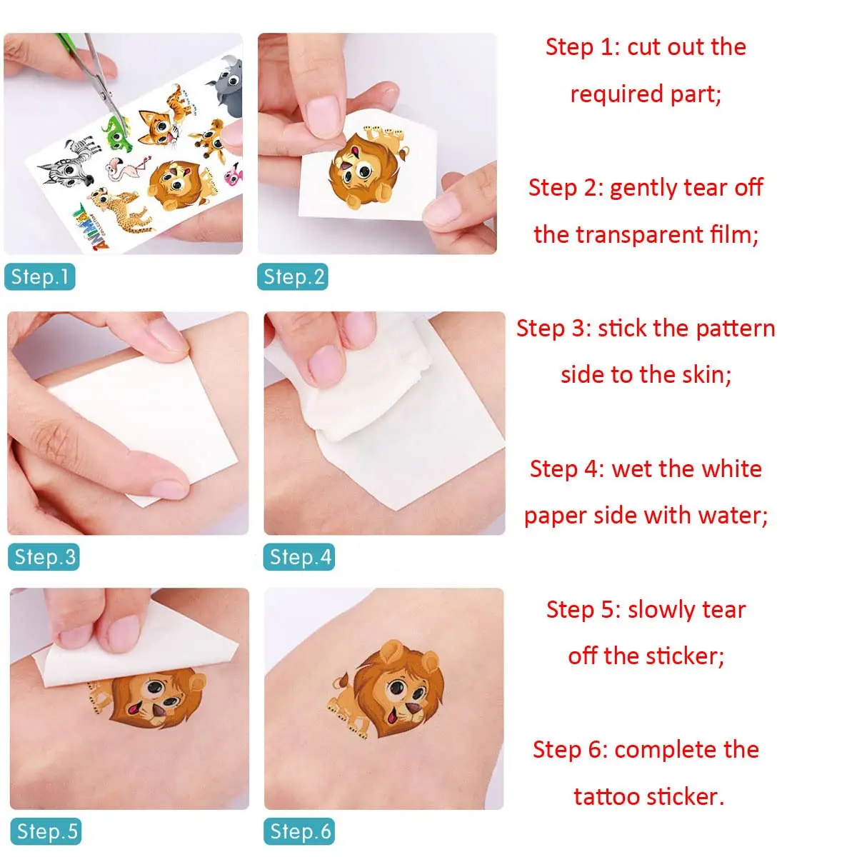 10 Sheets Christmas Temporary Tattoos Mixed Style Tattoo Sticker Waterproof Luminous Tattoo Stickers for Party Decor Supplies