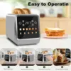 Touch Screen Toaster 2 Slice Bagel Toaster with LCD Display Stainless Steel Smart Digital Toasters with Single Slot Toasting 5