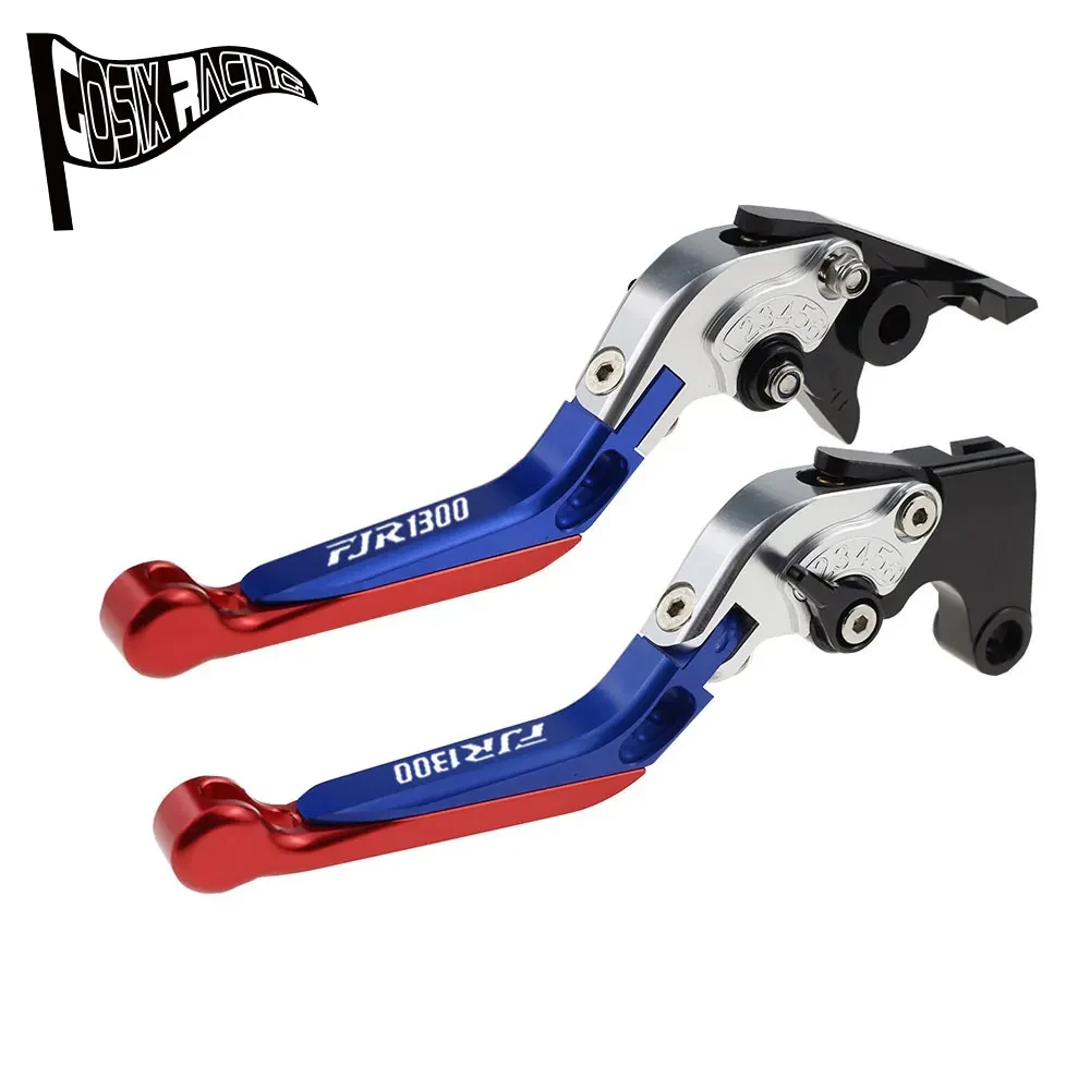 Fit For FJR 1300 2004-2017 FJR1300 FJR-1300 CNC Accessories Folding Extendable Brake Clutch Levers Adjustable Handle Set 3