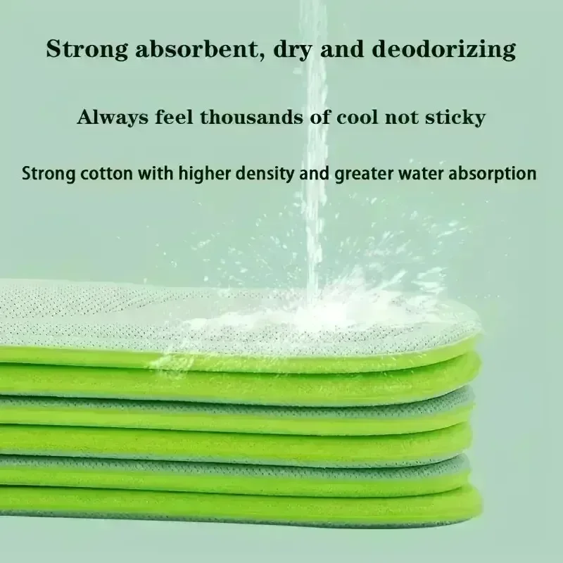 Soft Memory Foam Orthopedic Insoles Deodorizing Insole for Shoes Sports Absorbs Sweat Antibacterial 2/20pcs Shoe Accessories orthopedic insoles