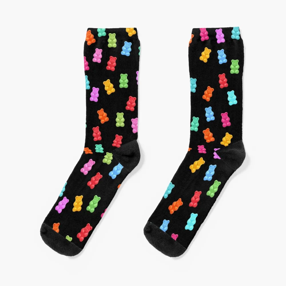 

Gummy bear pattern Socks golf anime cool Socks For Men Women's