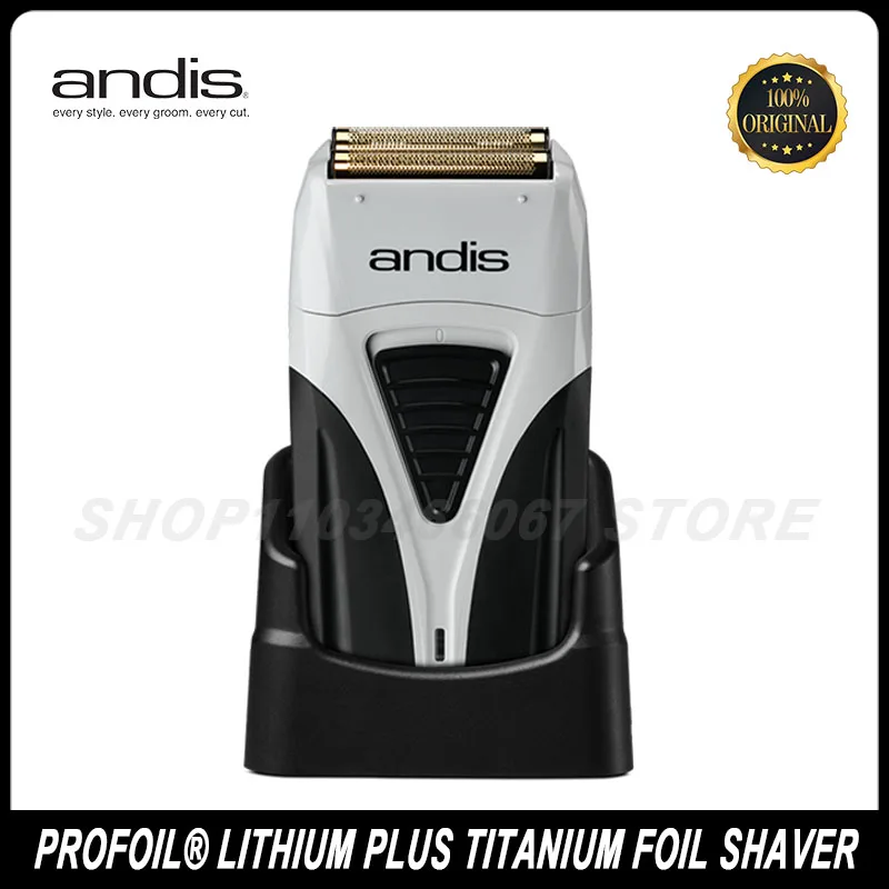 기존 Andis Profoil 리튬 플러스 17205 이발사 헤어 청소 전기 면도기 남성용 수염 수염 면도기 대머리 면도기