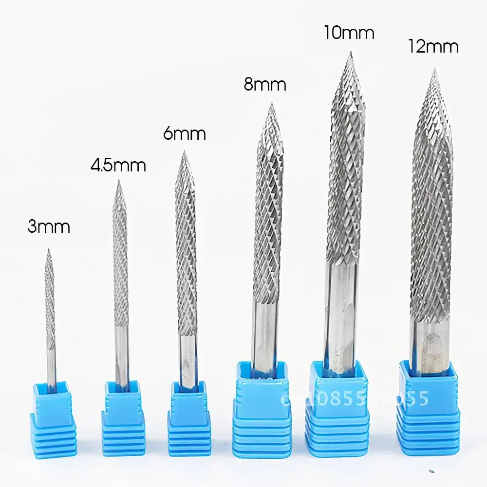 

Rotary Burrs Solid Carbide Cutter 6 Size Shanks Carbon Steel Drill Bit Pneumatic Drill Bit Patch Plug Tire Repair Tool