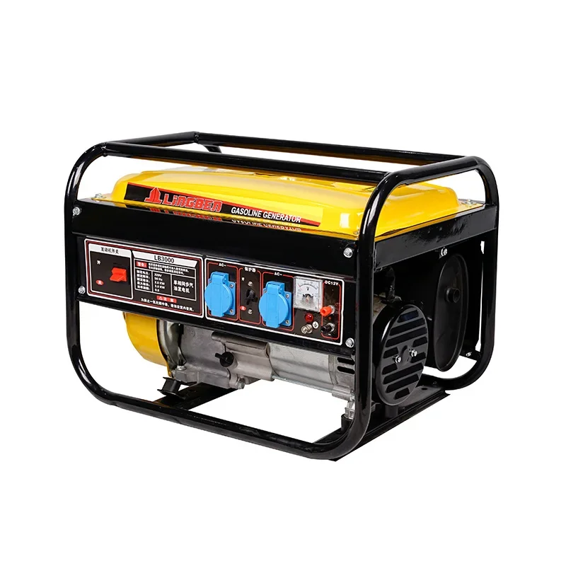 Gasoline Generator Portable Home-use Micro 2500w 220v Small 2KW All Copper 12v Power Saving