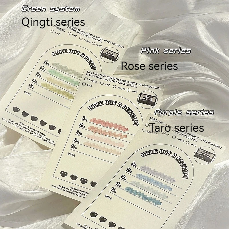 4 개/대 그라디언트 더블 헤드 형광 형광펜 펜 마커 학교 사무 용품에 대 한 파스텔 드로잉 펜 귀여운 편지지