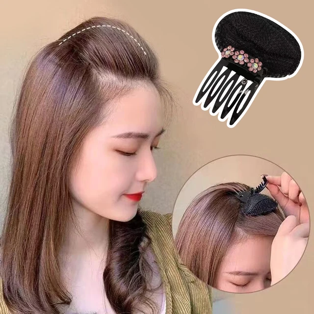 1/2/3/8Pc Black Bump It Up Volume Reusable Hair Fluffy Sponge Hair Base  Styling Insert Tool Hair Puff Sponge Clip Hair Bun Maker - AliExpress