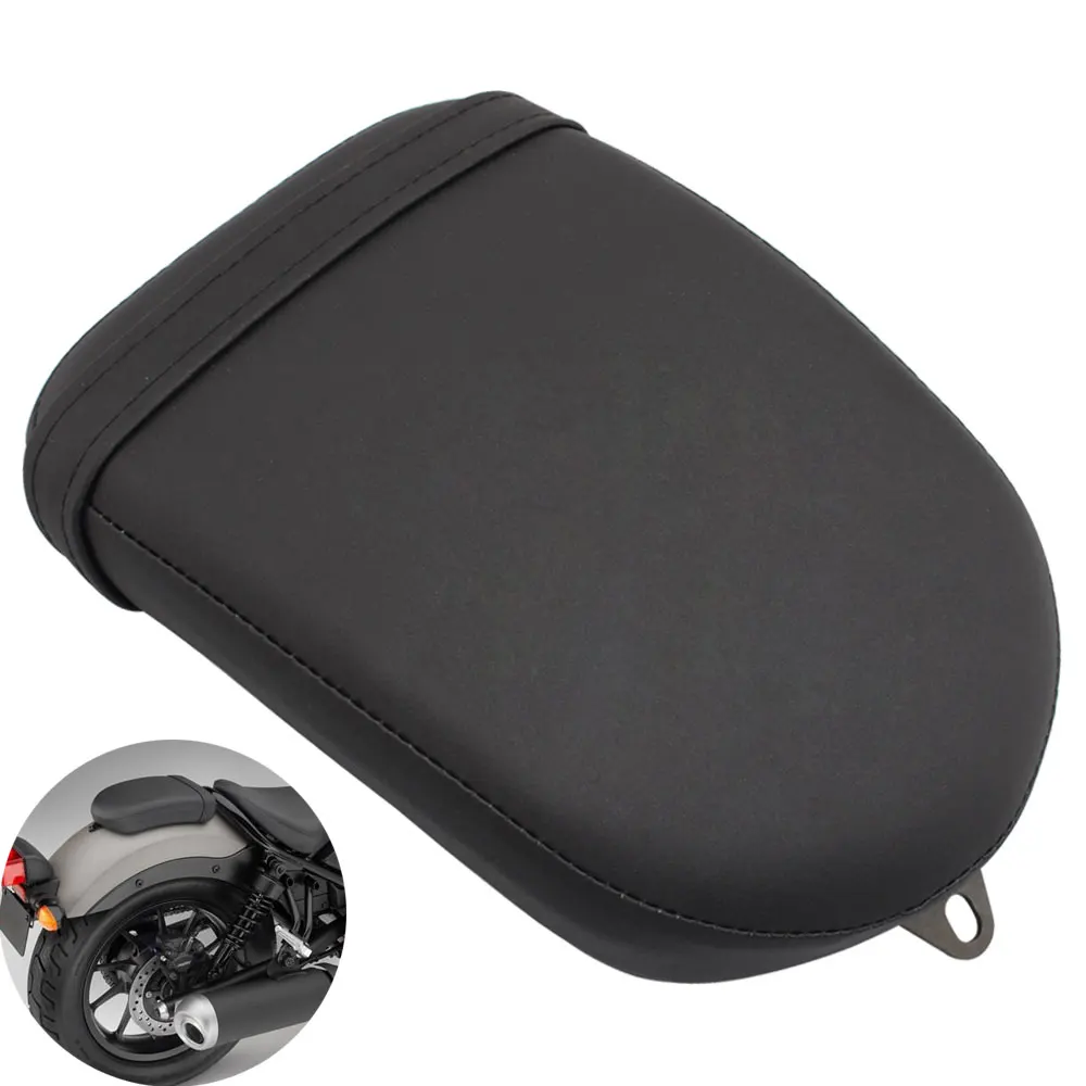 

Motorcycle Accessorie PU Leather Rear Saddle Seat Passenger Pillion Seat Pad For Honda Rebel CMX 300 500 CMX300 CMX500 2017 2018