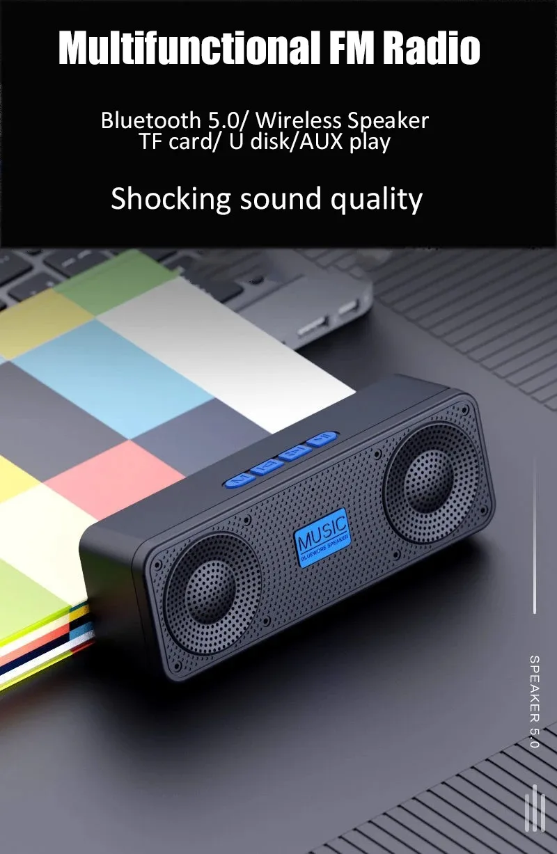 Description Picture 2 of itemS18 Wireless Creative Bluetooth Smart Speaker Mobile Phone Audio Computer Subwoofer Outdoor Convenient Radio