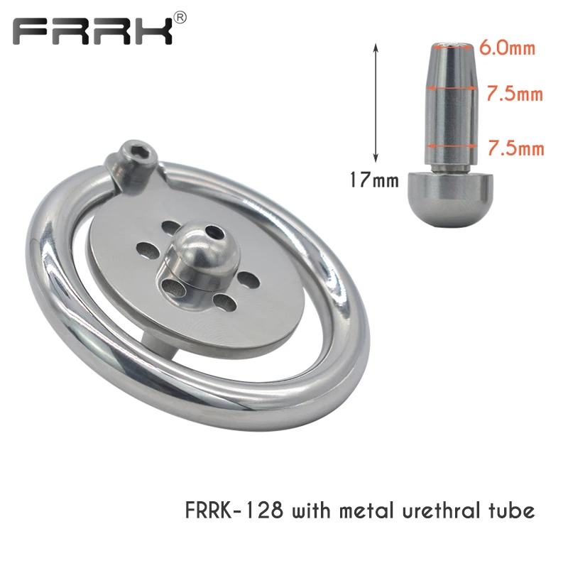 

FRRK 38mm Super Small Male Chastity Device Micro Metal Cock Cage Strapon Penis Rings Lightweight BDSM Sex Toys Sexual Products
