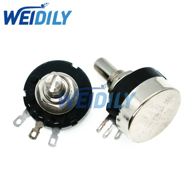 1PCS RV24YN20S B201 B501 B102 B202 B502 B103 B203 B503 B104 B204 B254 B504 B105 500 ohm 10K 20K 50K 100K 200K ohm Potentiometer multiturn potentiometer linear potentiometer rotary potentiometer potentiometer kit trimmer potentiometer
