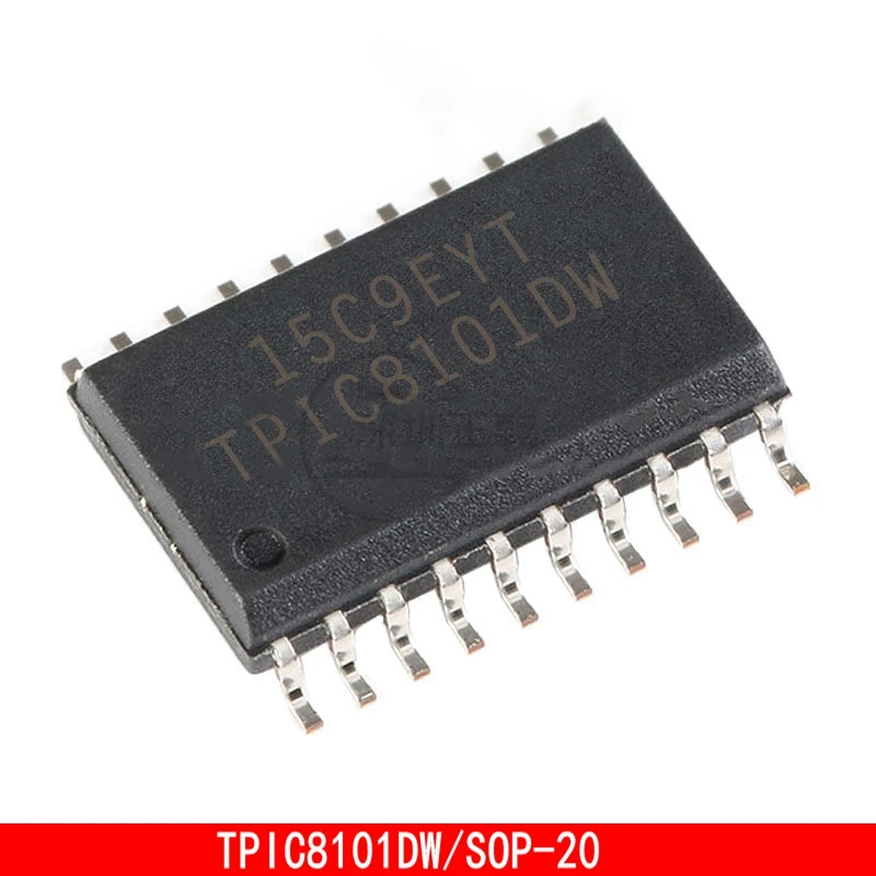 1-5PCS TPIC8101DW TPIC8101DWR SOIC-20 SOP-20 Automobile sensor interface chip In Stock 5pcs attiny25v 10ssu attiny25v 10su attiny85v 10su attiny12l 4su attiny45v 10su attiny12 8su attiny ic mcu chip soic 8