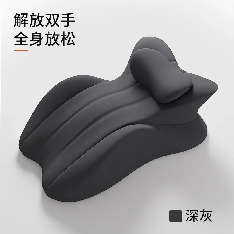 כרית HR Prone רב תכליתית ארגונומית עם תמיכת צוואר מקצף זיכרון לקריאה, צפייה בטלפון נייד, שכיבה במיטה, זוגות, מבוגרים