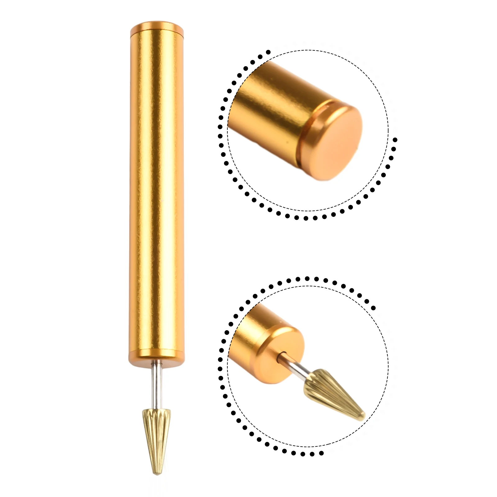 Leather Edge Paint Craft Tools Brass Head Edge Oil Gluing Dye Pen Roller Applicator Speedy Paint Roller Tool For Leather