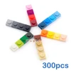 300pcs DIY Building Blocks Thin Figures Bricks 1x1 Dots 25Color Educational Creative Size Compatible With 3024 Toys for Children 1