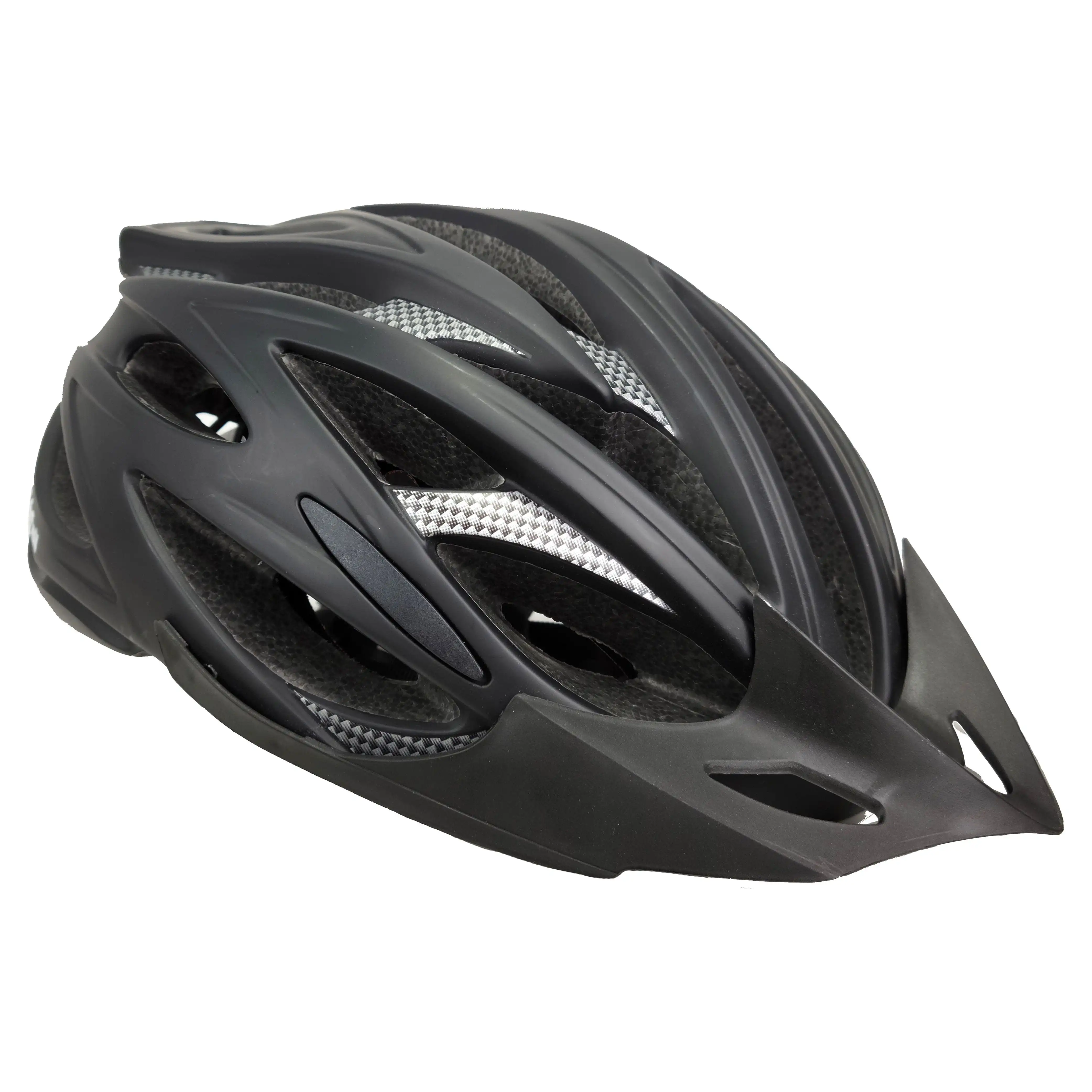 

Adult Black Bike Helmet (Universal Adjustment, 24 Vents, Ages 14+)