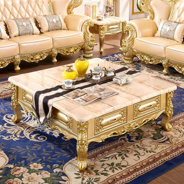 希少品 イタリア製 ローテーブル 大理石 センターテーブル 猫足 猫脚