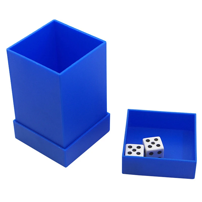 Forced Dice Box ( Blue ) Magic Tricks Prediction Dice Box Close Up