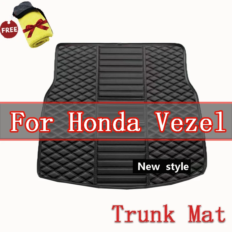 

Best quality! Special car trunk mats for Honda Vezel 2019-2015 durable cargo liner mat boot carpets for Vezel 2017