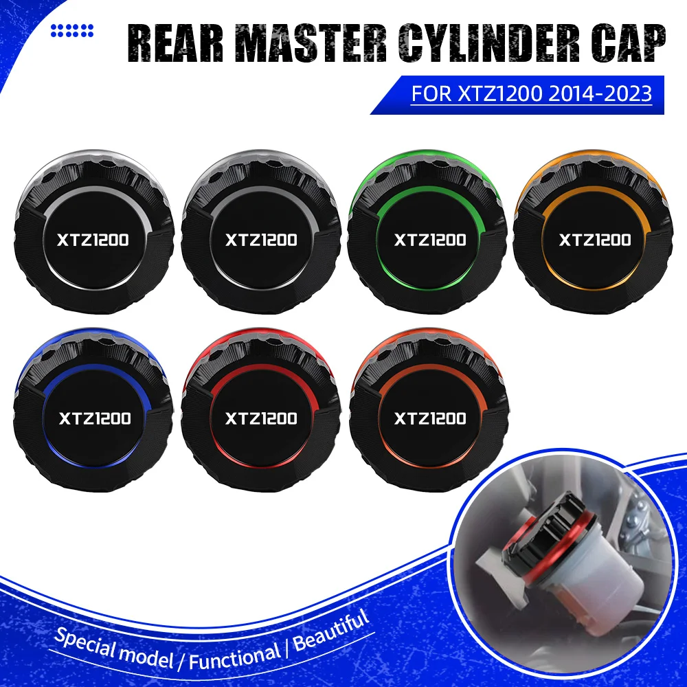 

Rear Brake Fluid Cylinder Master Reservoir Cover Oil Cap Motorcycle FOR YAMAHA XTZ 1200 XTZ1200 2014-2021-2022-2023 Accessories