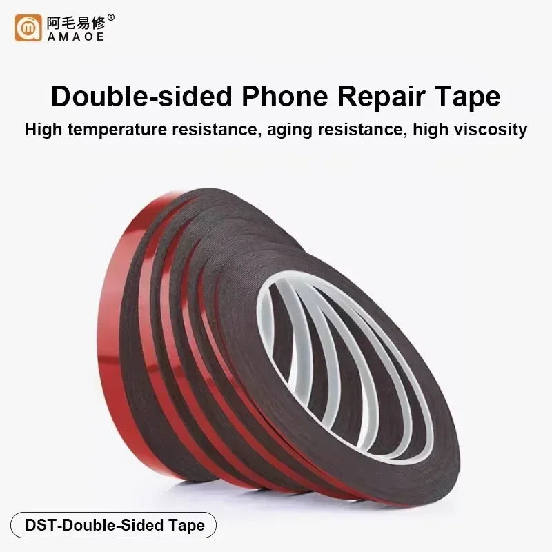 Mobile phone LCD curved screen frame back cover ultra-thin sealant strong foam double-sided tape 1/2/5pcs for Samsung Xiaomi