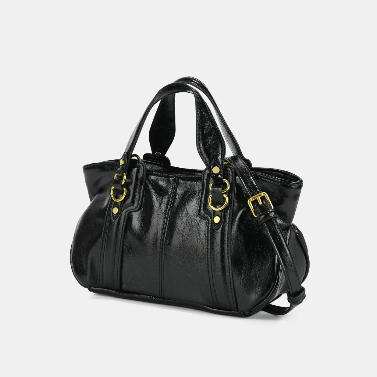 NEW Casual Versatile  Soft Leather Shoulder Bag Tote Bag Commuter Messenger Crossbody Bag Fashionable Trendy Handbag