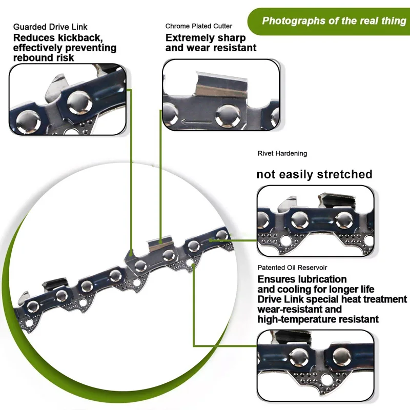 Catena 45DL 3/8LP Lama Catena Completa Per Motosega Dewalt