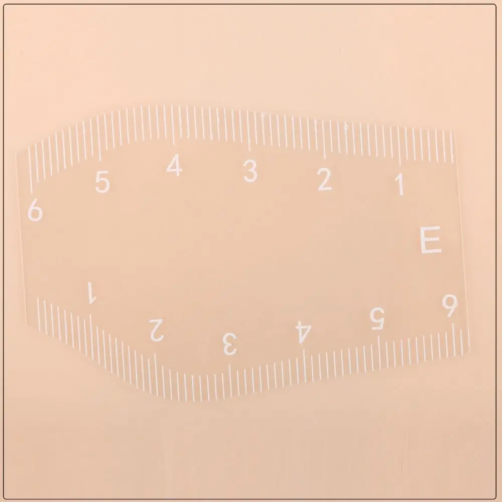 5Pcs Gifts Fast Drawing Eyebrow Desgin Ruler Reusable PVC Eyebrow Tattoo Mapping Ruler Shaping Thrushcross Cards Tattoo Supplies