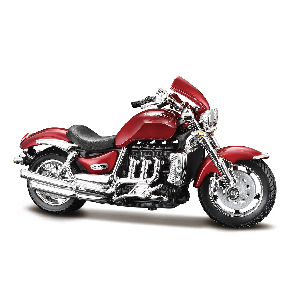 Bburago 1:18 Triumph Rocket Ⅲ Static Die Cast Vehicles Collectible Motorcycle Model Toys bburago 1 18 triumph speed triple 2011 die cast vehicles collectible motorcycle model toys