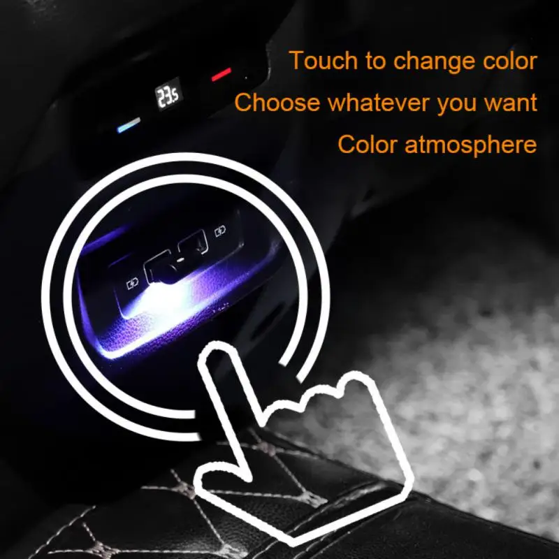 자동차 미니 야간 램프 비상 조명, 미니 USB LED 자동차 조명, 자동차 인테리어 분위기 조명, 장식 램프, 자동차 액세서리
