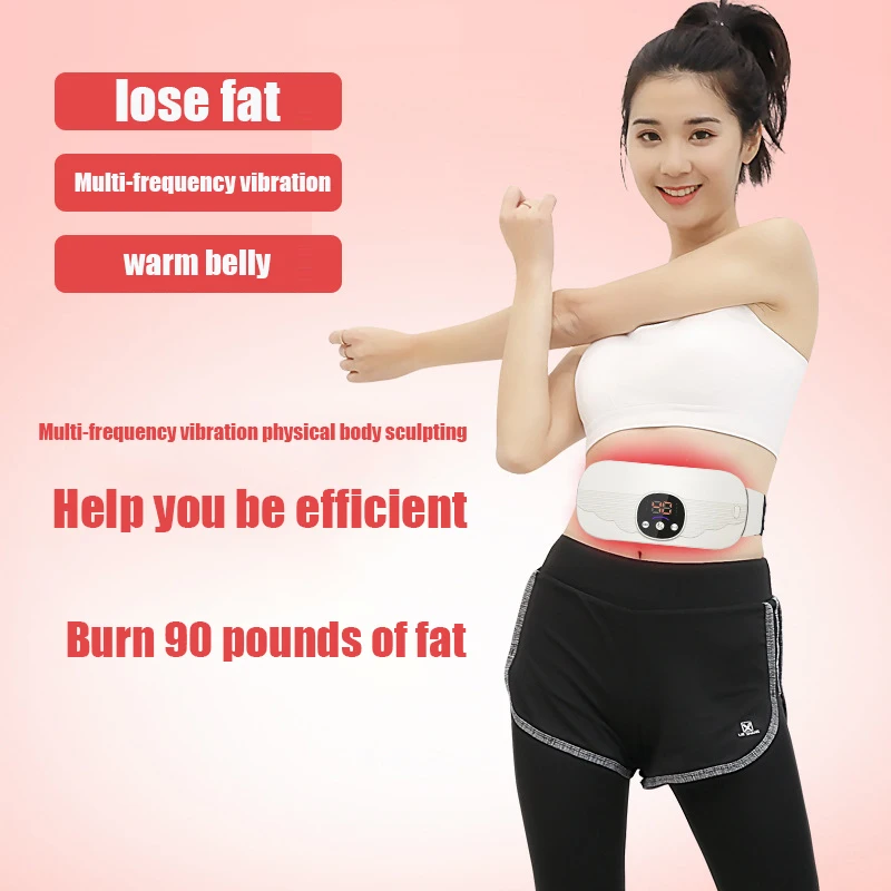 Slimming Machine Weight Loss Lazy Big Belly Full Burning Heating Abdominal Massage Fitness Equipment USB Chargeable With Display |