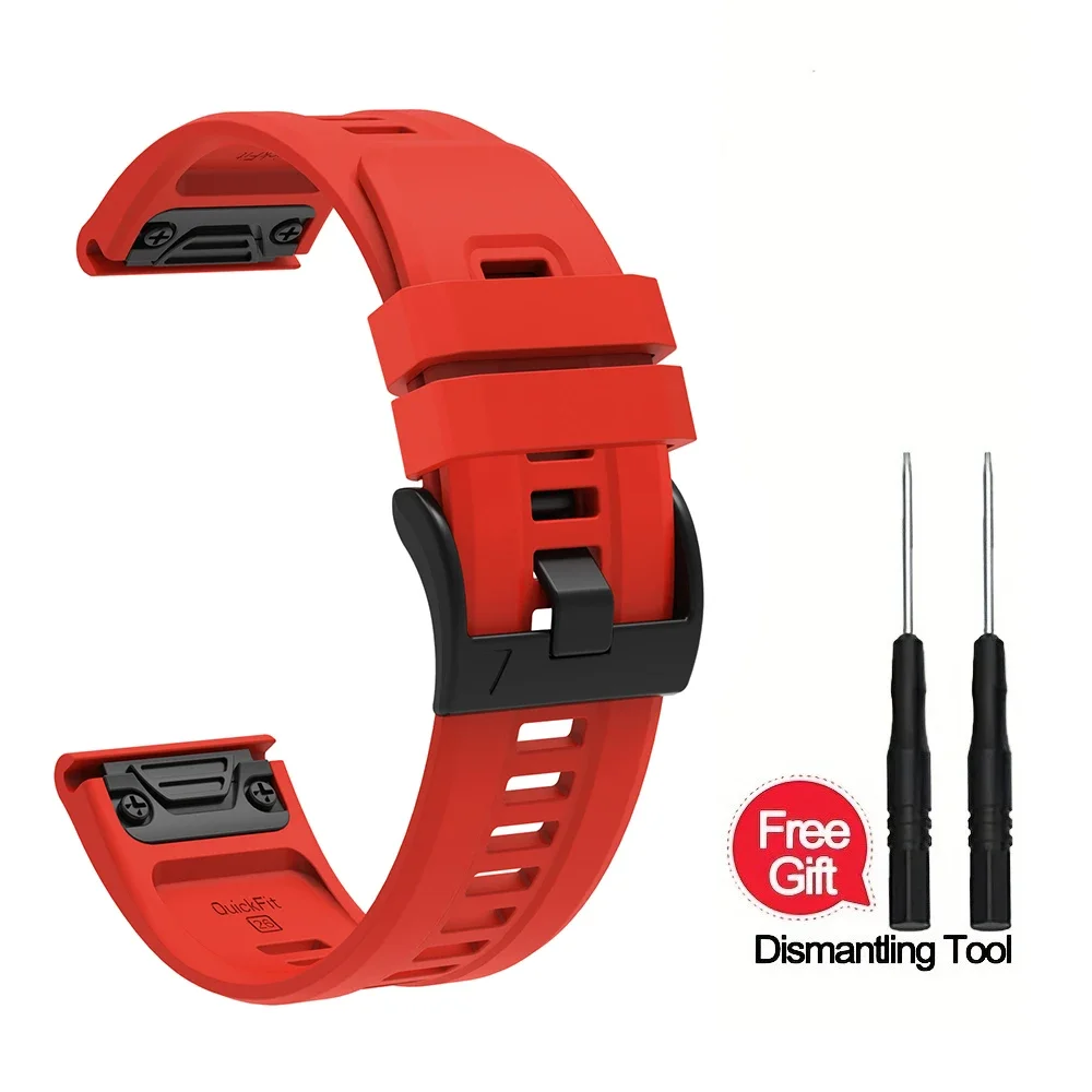 Silicone QuickFit Watch Band - Premium 22mm/26mm Strap